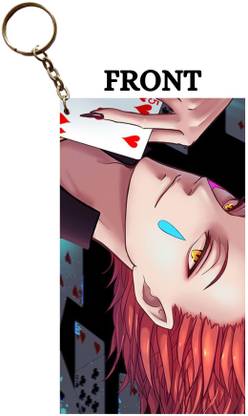 Hariyaali Enterprises LLP Hunter X Hunter HISOKA HOLDING HEARTS OF 5 Key Chain