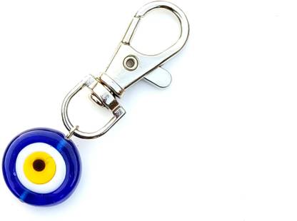 Kumar Handicraft Gold Filled Evil Eye Pet Charm, Collar Charm, Evil Eye for Dogs and Cats Key Chain