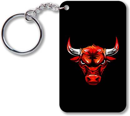Ourrble Premium Chabi Ring Big Bull Key chains for Traders, for Gifting, Key Chain