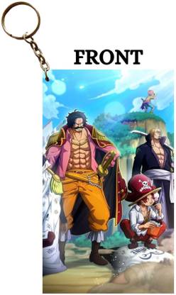 Hariyaali Enterprises LLP One Piece ROGER PIRATES CREW WITH SHANKS AND BUGGY Key Chain