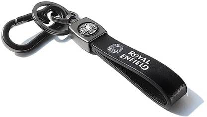 Filsfa Leather Hook Metal RoyalEinfiled Keyring For Bike Key Chain