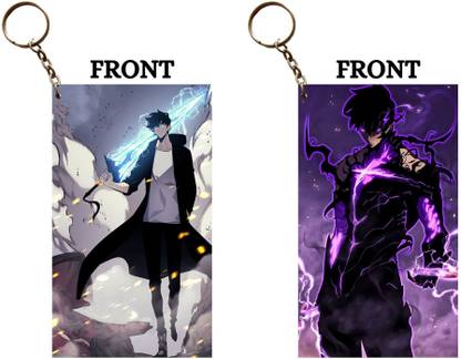 Hariyaali Enterprises LLP Solo Leveling SUNG JIN WOO SWORD SKILLS Unique Style 2 pcs Combo Key Chain