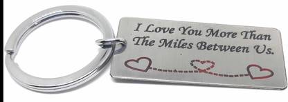 Aura Long Distance Relation Love LDR Gift Key Ring For Boyfriend Husband Key Chain