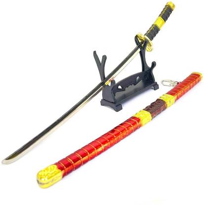 Mubco One Piece Roronoa Zoro Katana Sword Keychain | Showpiece Anime Sword Gifts Key Chain