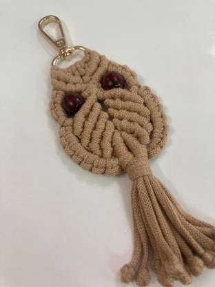 MATR Handmade Keychain,Handmade Gift, Macrame Keychain, Golden Hook, Macrame Gift Key Chain