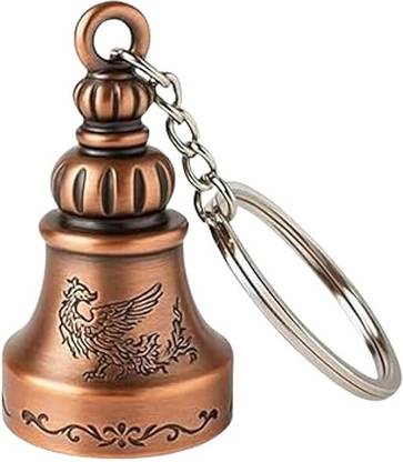 VAIDRAJ Guardian Bell For Bike Keychain Good Luck Charm for Bike Key Chain Key Chain