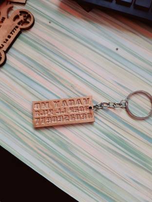 VARRINI personalized keychain with your name bikenumber and mobile number Key Chain