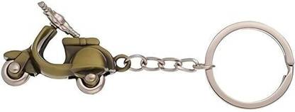 RR Boutique Metal Scooter Shape Keychain For Bike/Car/Home Wheels And Handle Key Chain