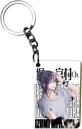 PurpleBees Hori miya Rectangle Shape Keychain - Stylish Accessory for Anime Fans Key Chain