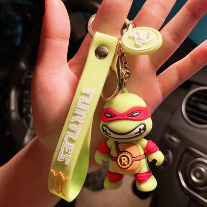 GKM Raphael Teenage Mutant Ninja Turtles Keychain for Backpack Key Chain