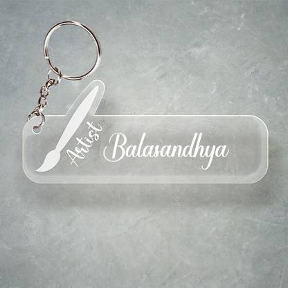 SY Gifts D2 Artist Keychain With Balasandhya Name Key Chain