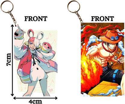 Hariyaali Enterprises LLP UTA SINGS AND DANCE X ACE FIRE PUNCH Unique Style 2 pcs Combo Key Chain