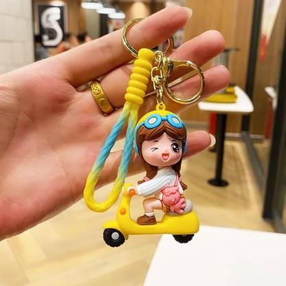 gtrp Action Character 3D Rubber Silicone Keychain For Car & Bike 018 Key Chain