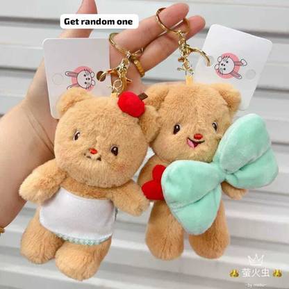 Kawaii Bear plush keychain get random one Key Chain