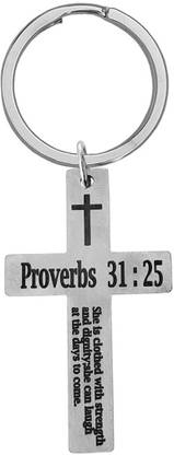 Shiv Jagdamba She Is Clothed With Strength And Dignity ; (Proverbs 31.25) Keychain LSK220181 Key Chain