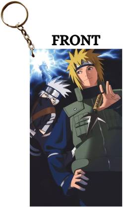 Hariyaali Enterprises LLP Naruto KAKASHI WITH SENSEI MINATO YELLOW FLASH Anime Key Chain