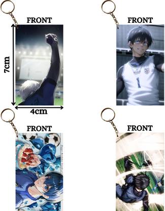 Hariyaali Enterprises LLP Blue Lock NAGI AND ISAGI UNSTOPABLE Unique Style 4 pcs Combo Key Chain