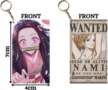 Hariyaali Enterprises LLP NEZUKO CUTEI X NAMI GORGEOUS Unique Style 2 pcs Combo Key Chain