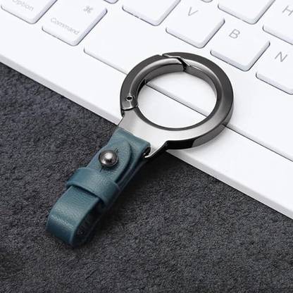J K INTERNATIONAL Belt Loop Vegan Leather Key Ring Keychain For Keys Car Key Chain