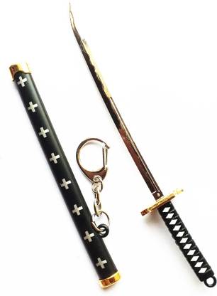CRAZYGOL Mini Katana Sword Anime Ninja Knife Toys Model Key Chain Key Chain