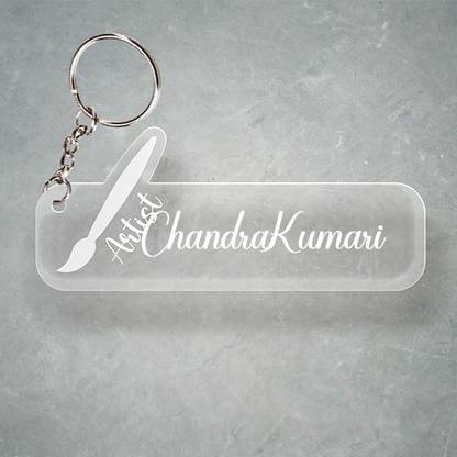 SY Gifts D2 Artist Keychain With ChandraKumari Name Key Chain