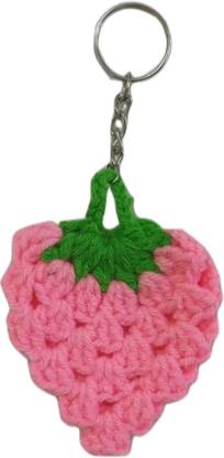 LCVM Crochet keychain Strawberry Key Chain