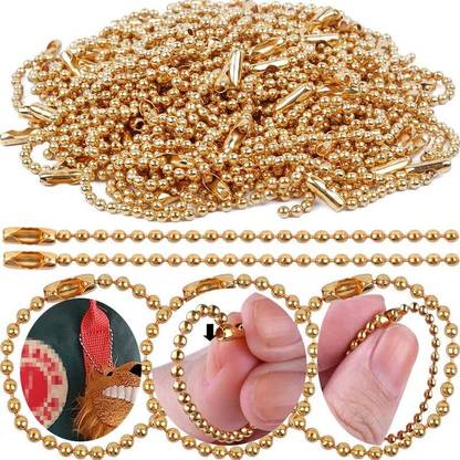 DIY Crafts Ball Chain 100Pcs Key Chain
