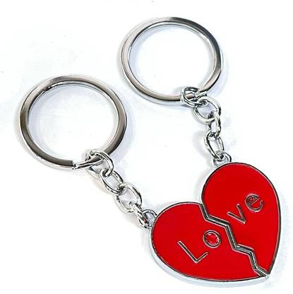 Mubco Broken Heart Love Magnetic Keychain Couples Valentine Day Anniversary Gift Key Chain
