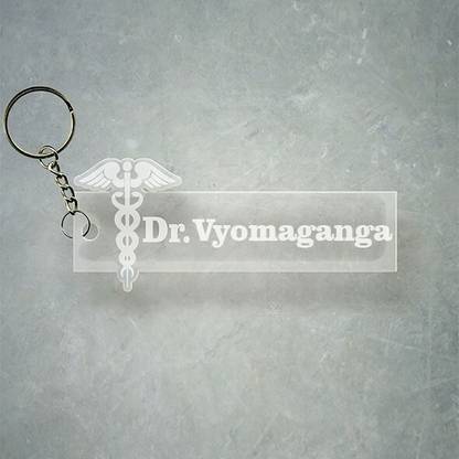 SY Gifts Doctor Logo Desigh With Vyomaganga Name Key Chain