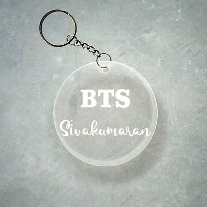SY Gifts BTS Design With Anasuya Name Key Chain