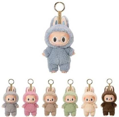 PSA LaBu Bu Keychain Blind Box Doll Soft Toy Labubus blindbox Figure plushie Plush Key Chain
