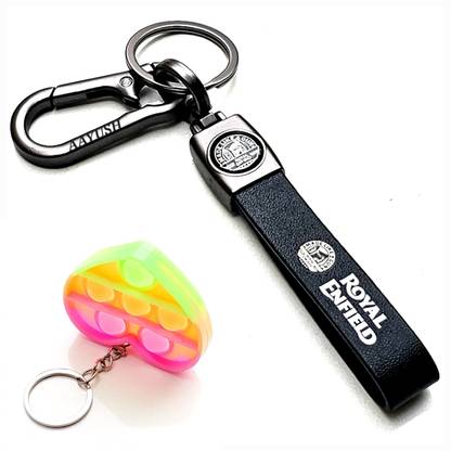 ADOREAL ROYAL ENFIELD KEYCHAIN AND KEYRING PRINTED FREE POP IT KEYCHAIN Key Chain