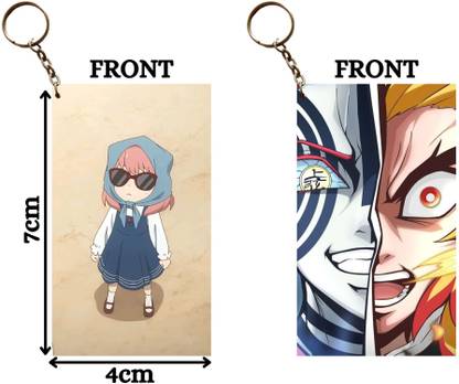 Hariyaali Enterprises LLP ANYA SO COOL X AKAZA VS RENGOKU Unique Style 2 pcs Combo Key Chain