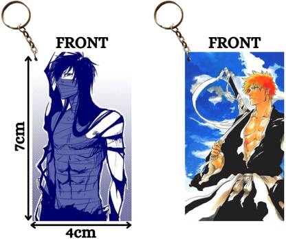 Hariyaali Enterprises LLP Bleach ICHIGO KUROSAKI BANDAGE ALL OVER Unique Style 2 pcs Combo Key Chain