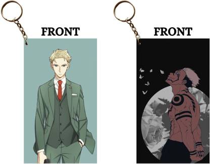 Hariyaali Enterprises LLP LOID FORGER DETECTIVE X SUKUNA TO THE MOON Unique Style 2 pcs Combo Key Chain
