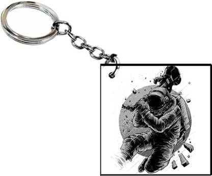 Shubham designer gallery Astronaut square key chain 35 - 01 Key Chain
