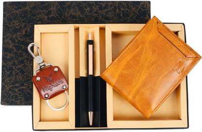 Highlark Gift Hamper for Men | Combo Gift Set Wallet, Pen & Key Chain