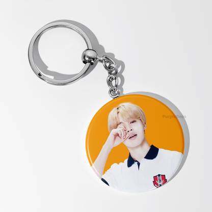 PurpleBees BTS jimin cry college KEYCHAIN |BTS k-pop fan merch gift | Metal 58mm | Key Chain