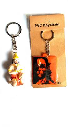 ShopTop Lord Hanuman Jai Bajarangi Action Figure Keychain (Multicolor) Key Chain