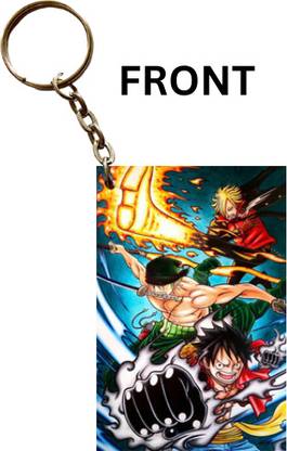 Hariyaali Enterprises LLP One Piece LUFFY ZORO SANJI FAN ART Key Chain