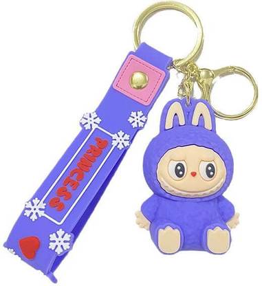 MISHTINCREATION LABUBU Cute Cartoon Character Design, Random Style Bag Charm Key Chain