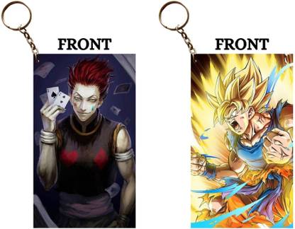 Hariyaali Enterprises LLP HISOKA CARD SHOW OFF X GOKU SUPER SAIYAN FURIOUS Unique Style 2 pcs Combo Key Chain
