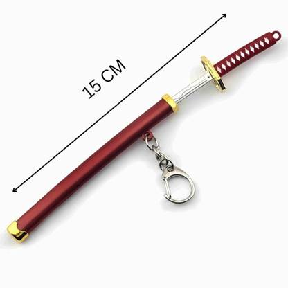 ANIKRAFT Red Katana Sword Keychain | Anime Keychain for Men & Women | Keychain Key Chain