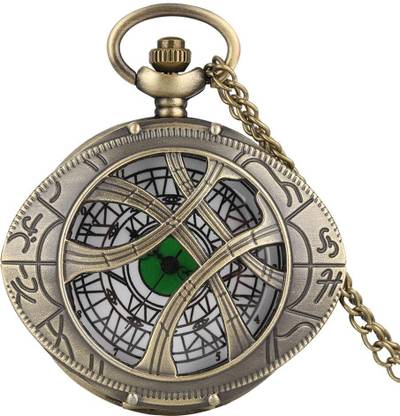 gtrp Metal Dr strange Eye Design Vintage Pocket watch Keychain Key Chain