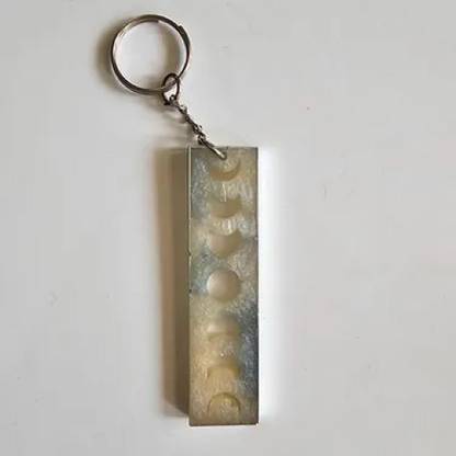 AEM Celestial Rhythm : Phases of The Moon Charm Key Chain