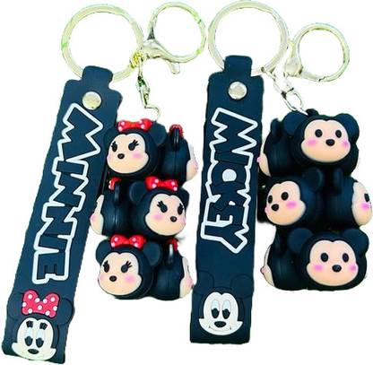 Next Gen Keychains Disney Mickey Mouse pvc 3D combo set keychain Key Chain