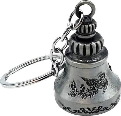 Meeko.com Tibetan Gaurdian Bell Shaped Keyring for men and women Key Chain