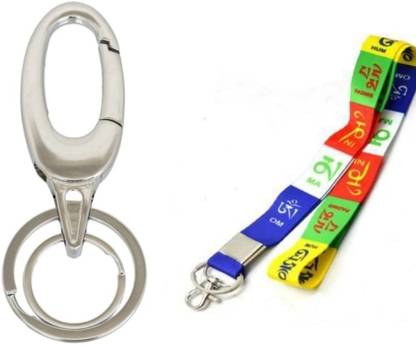 ROYALHUB Ladak strip design keychain with round premium hook Key Chain