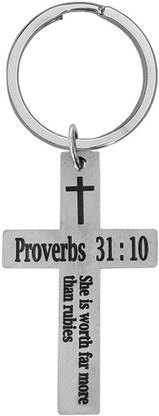 Shiv Jagdamba She Is Worth Far More Than Rubies (Proverbs 31:10)LSKShiv220182 Key Chain