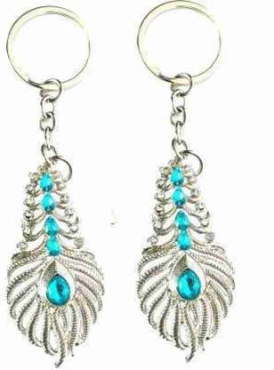 Jainsburys Combo of Peacock Feather keychain & Best quality keychain Key Chain